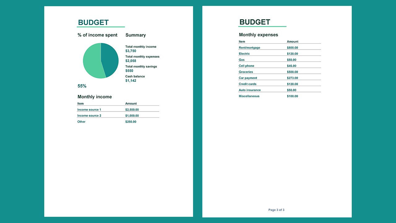 Manage My Money – Excel Templates Free Download