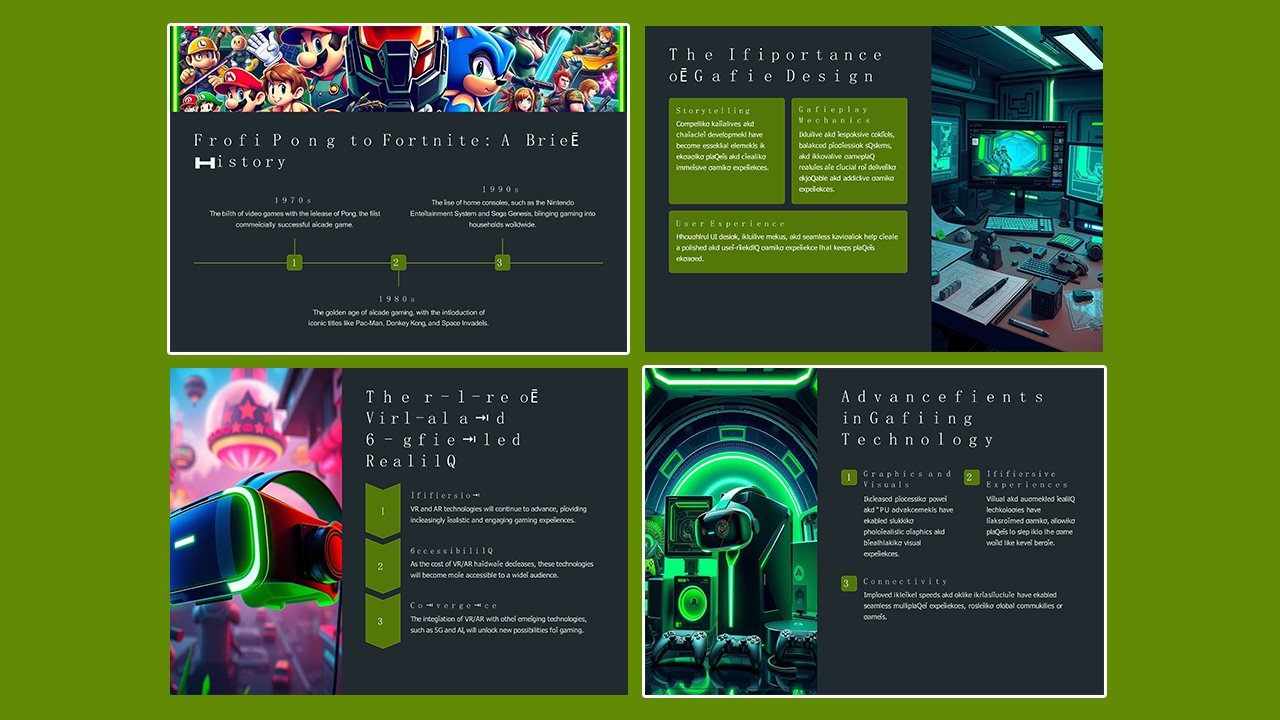Free Video Game Concept Slides themes and PowerPoint templates – Microsoft Powerpoint Templates Free Download
