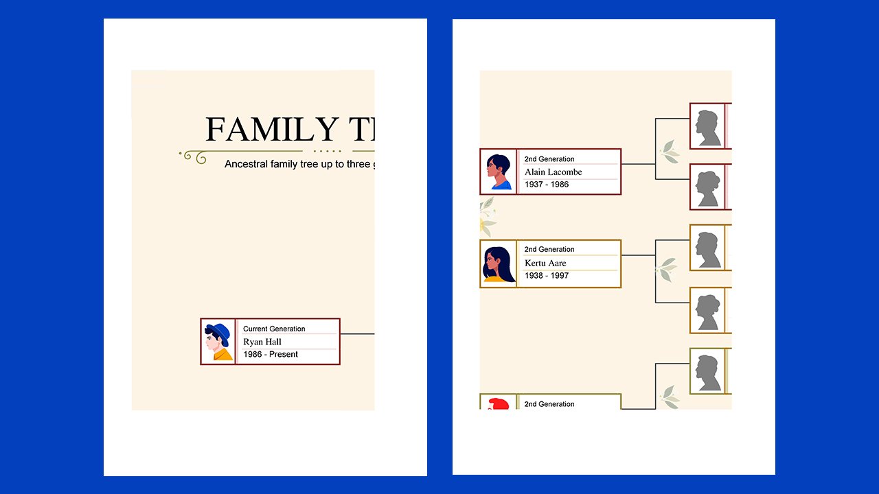Photo family tree – Excel Templates Free Download