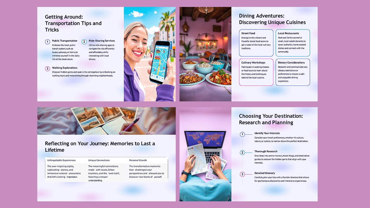Free Travel Guide Concept Slides themes and PowerPoint templates – Microsoft Powerpoint Templates Free Download