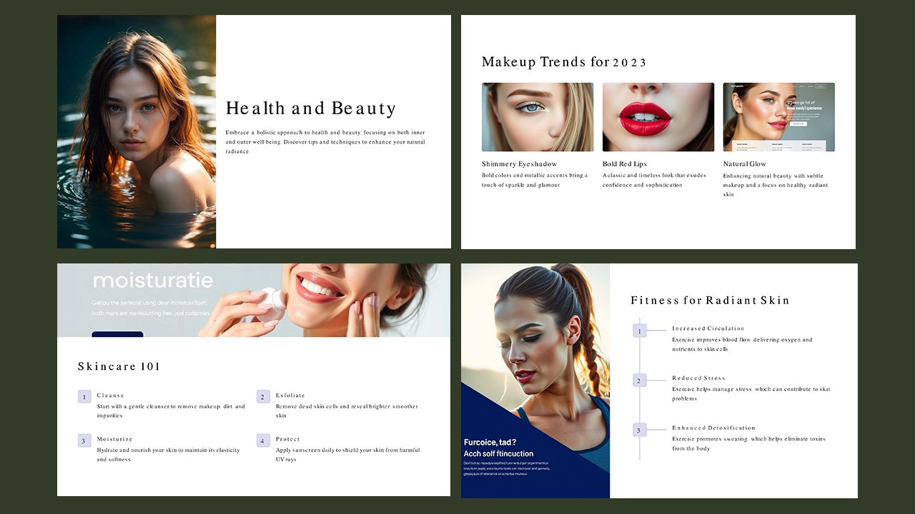Free Health and Beauty Concept Slides themes and PowerPoint templates – Microsoft Powerpoint Templates Free Download