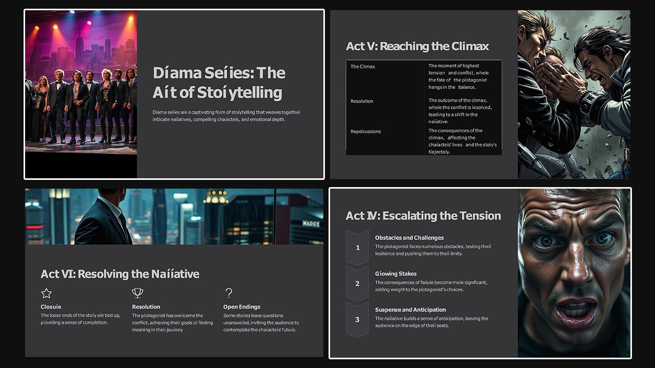 Free Drama Series Concept Slides themes and PowerPoint templates – Microsoft Powerpoint Templates Free Download