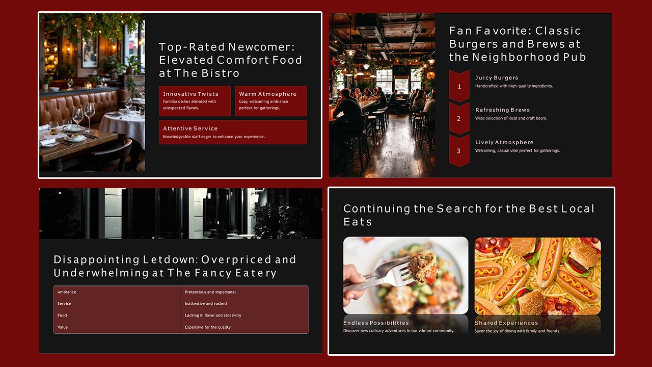 Free Food Review Concept Slides themes and PowerPoint templates – Microsoft Powerpoint Templates Free Download