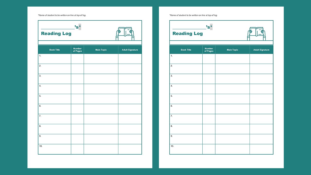 Free Reading log Concept Word document templates – Microsoft Word Templates Free Download