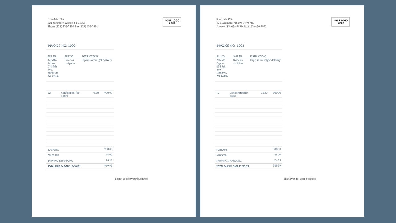 Free Invoice Timeless design Concept Word document templates – Microsoft Word Templates Free Download