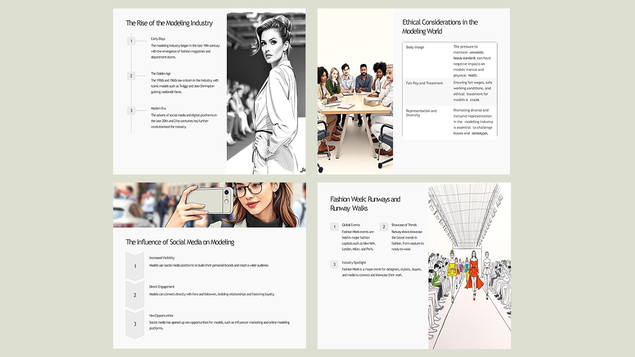 Free Model Fashion Concept Slides themes and PowerPoint templates – Microsoft Powerpoint Templates Free Download