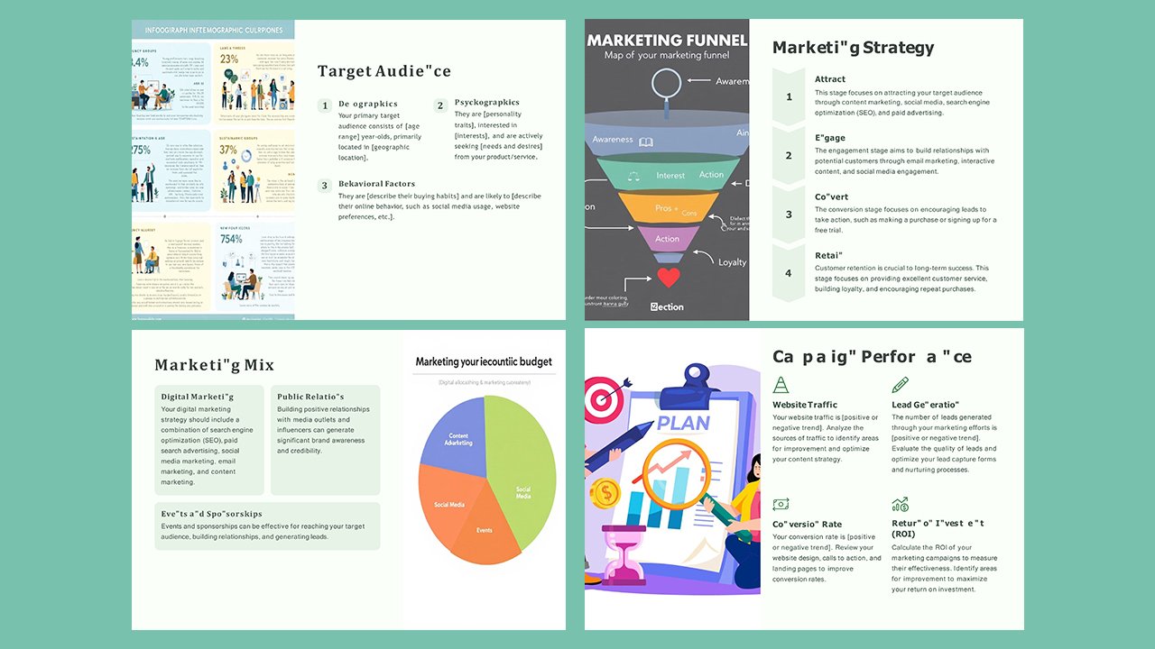Free Marketing Plan Concept Slides themes and PowerPoint templates – Microsoft Powerpoint Templates Free Download