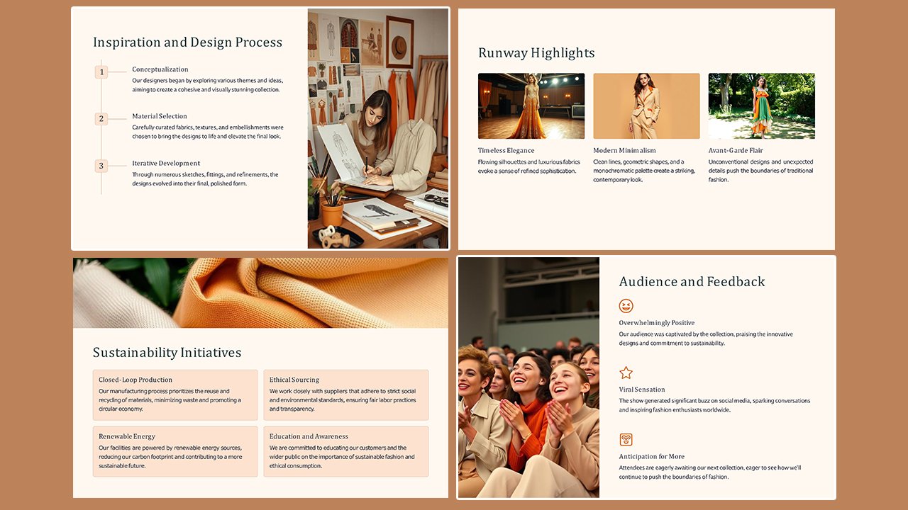 Free Fashion Show Concept Slides themes and PowerPoint templates – Microsoft Powerpoint Templates Free Download