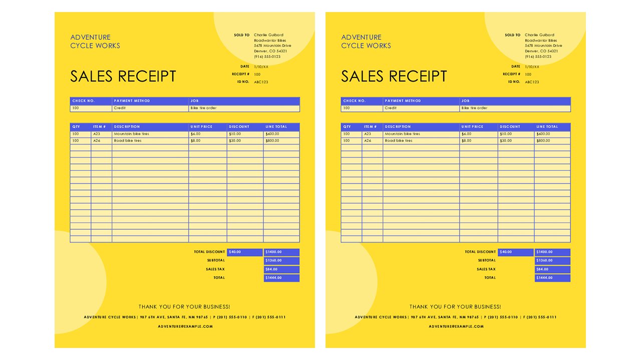 Free Retro sales receipt Concept Word document templates – Microsoft Word Templates Free Download