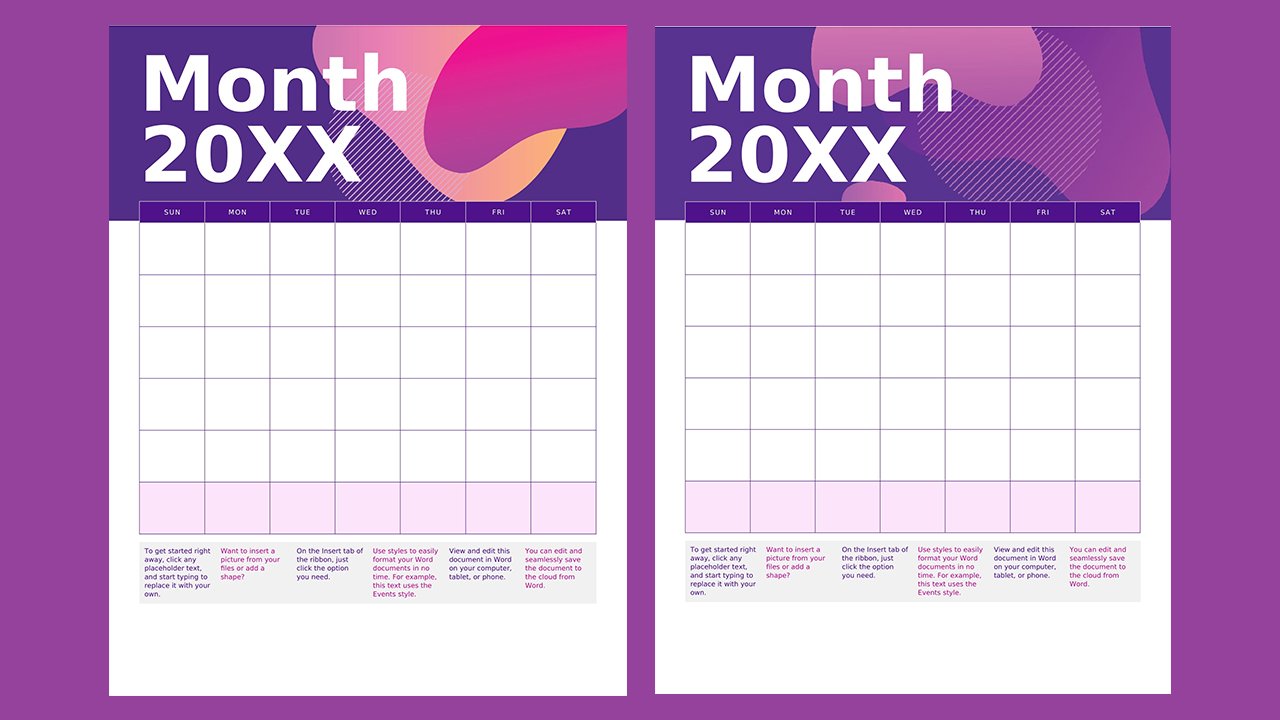 Free Event calendar Concept Word document templates – Microsoft Word Templates Free Download