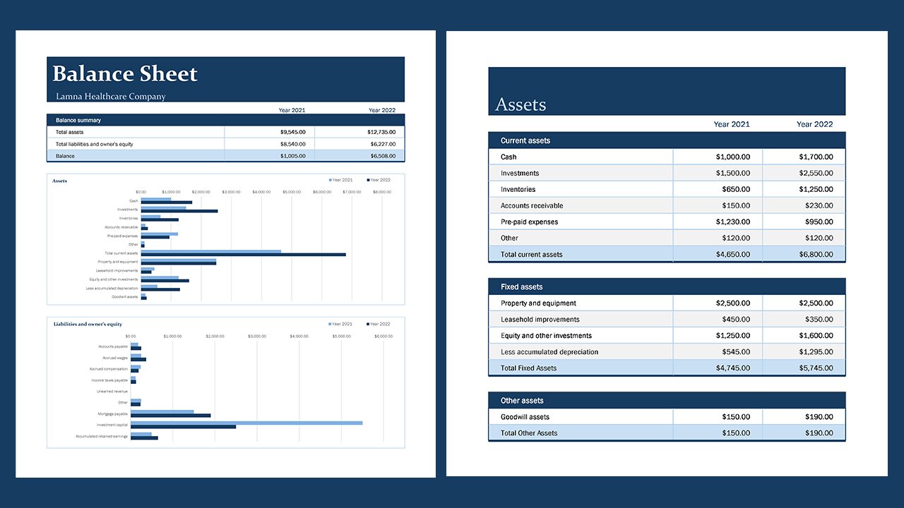 Basic balance sheet – Excel Templates Free Download