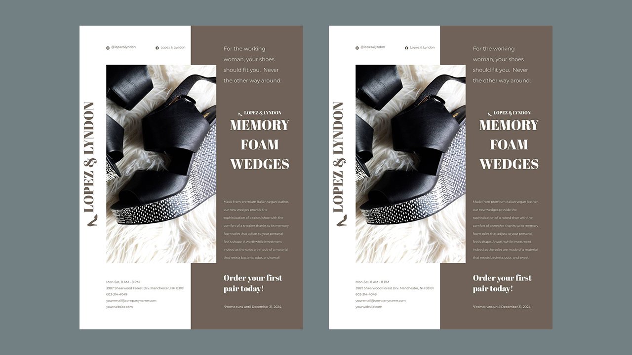 Simple Fashion Magazine Ads Template – Indesign Templates Free Download