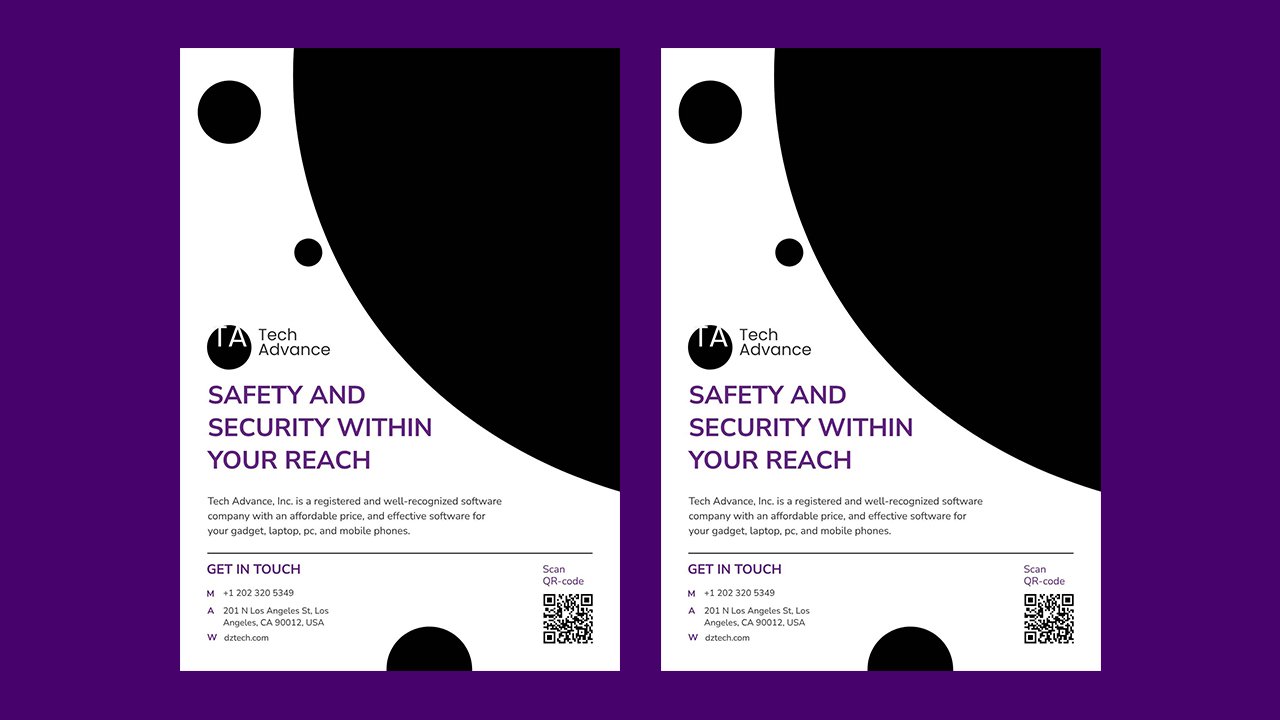 Modern Software Company Flyer A4 – Indesign Templates Free Download