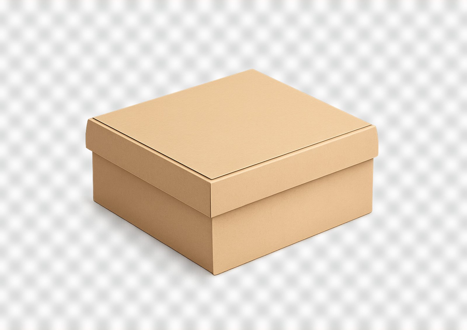 Free Cardboard Box Mockup PNG Download – High-Resolution Packaging Mockup for Designers