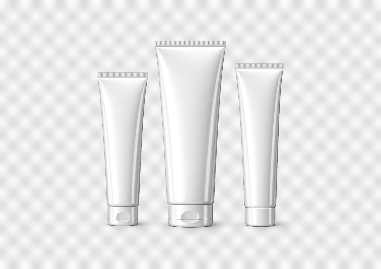 Blank White Tube Mockup PNG Free Download – High Resolution Packaging Template for Branding