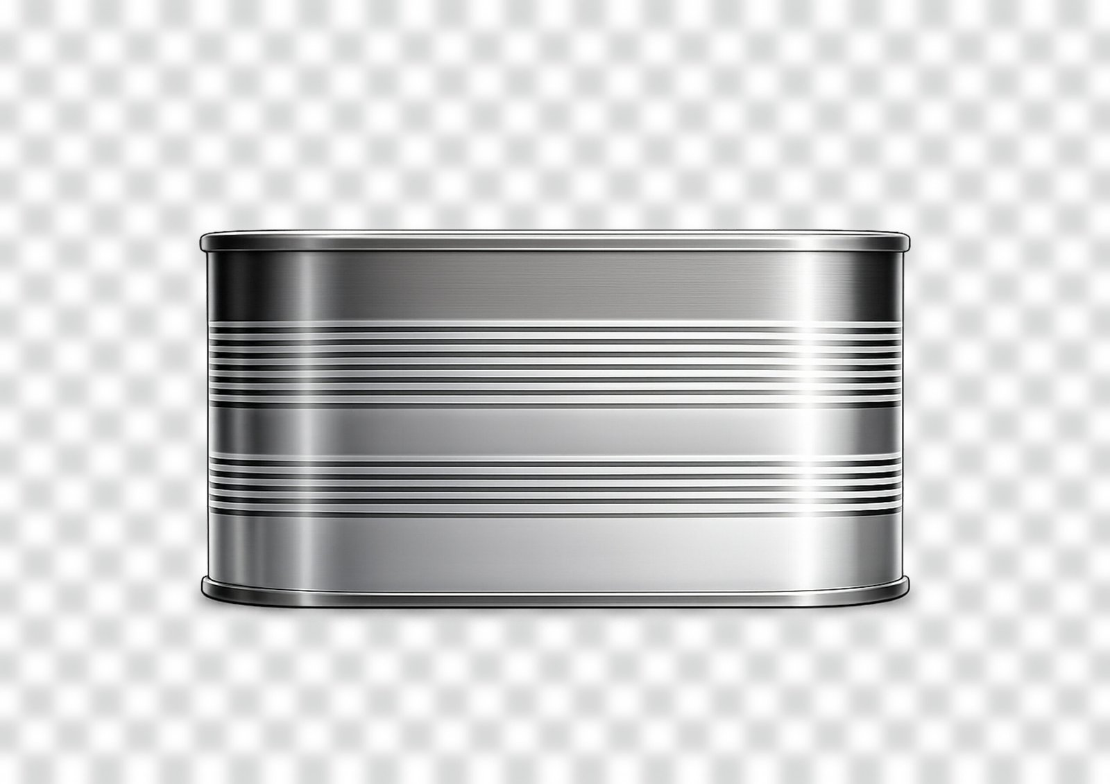 Best Free Silver Tin Can Mockup PNG for Product Packaging (High Quality)