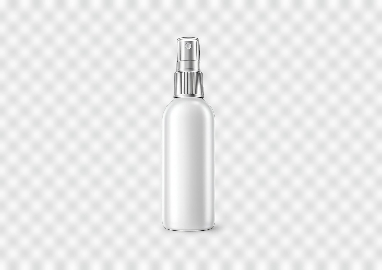 Blank Spray Bottle Mockup PNG Free Download – Realistic Transparent Background for Branding
