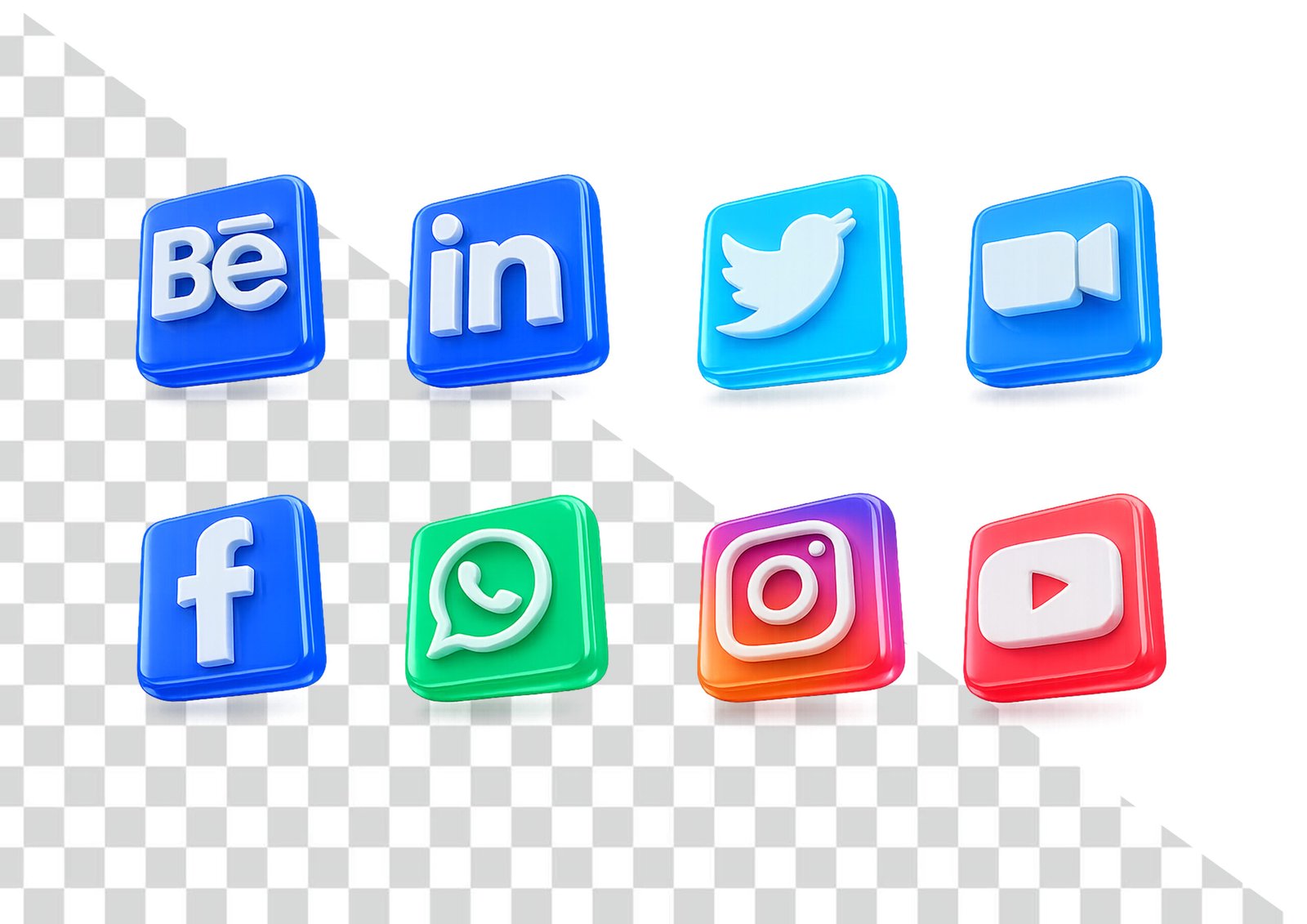 Download Social Media Icons PNG Free – 1000+ HD Icons for Websites & Apps