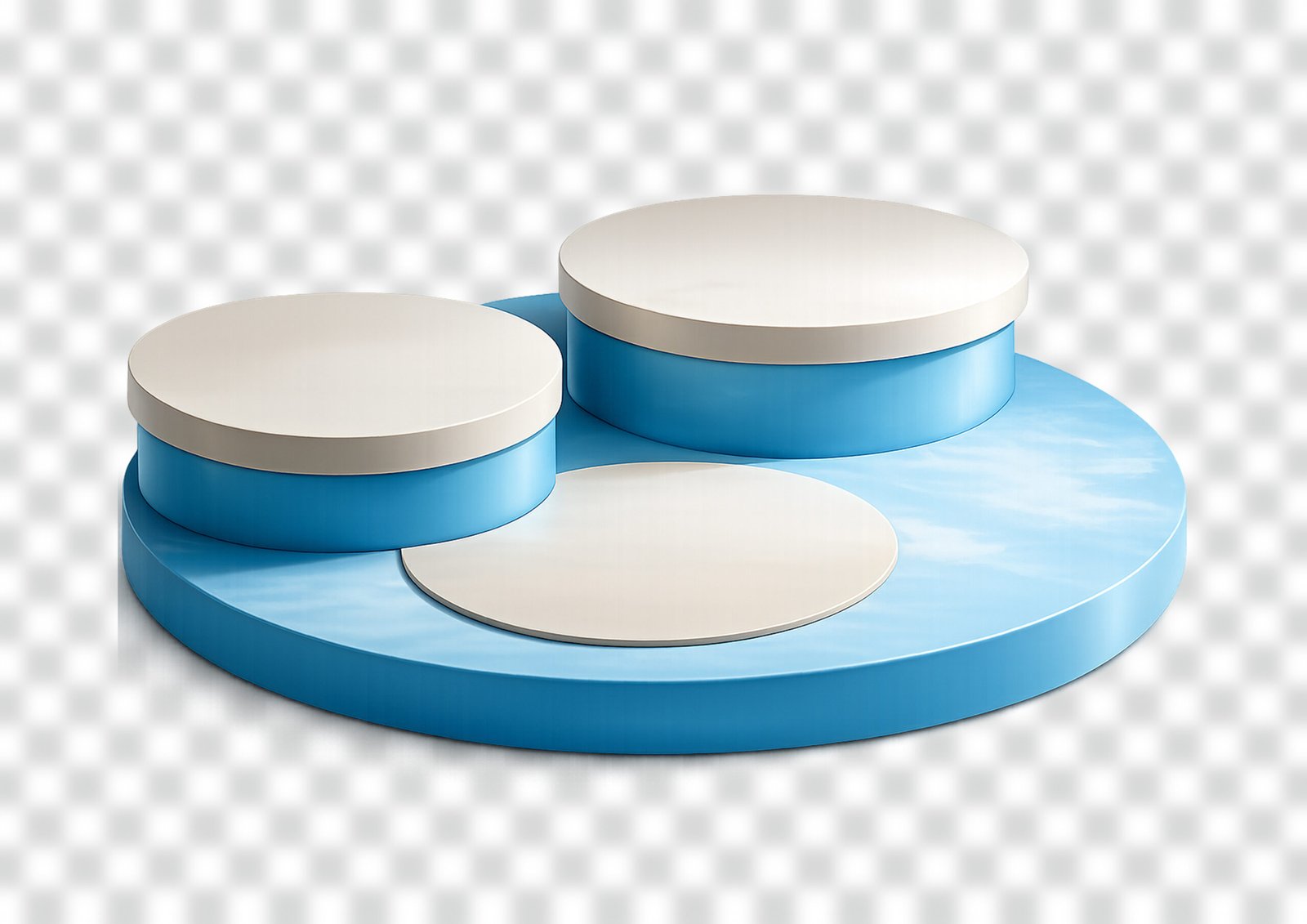 Download Free Display Stand Mockup PNG – Realistic Product Showcase Templates