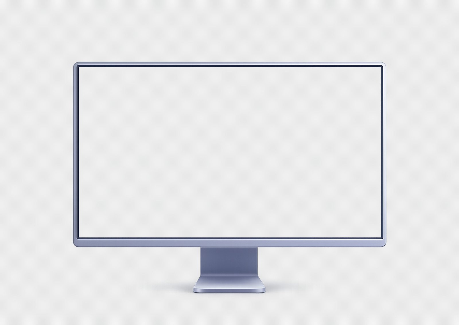 Desktop Computer Mockup PNG Free Download – Clean Screen Display for UI Design