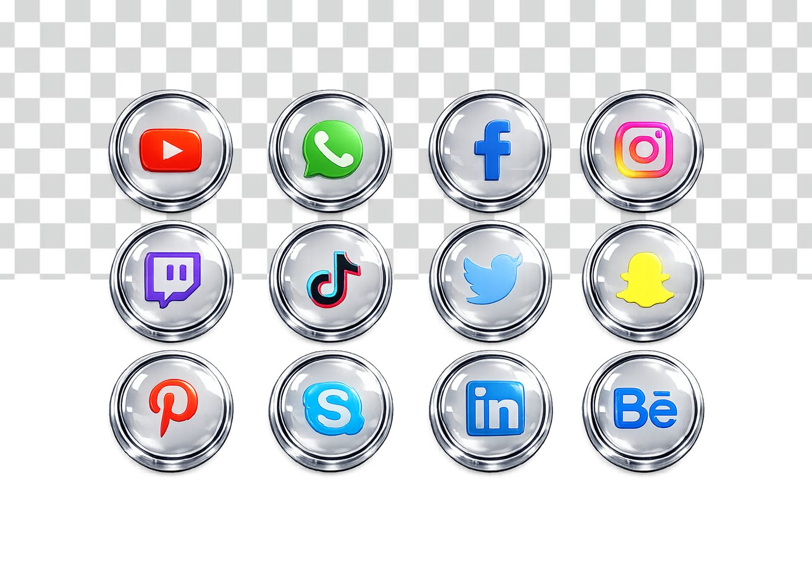 Best Free Social Media Icons PNG Pack – Transparent, Vector & HD Downloads