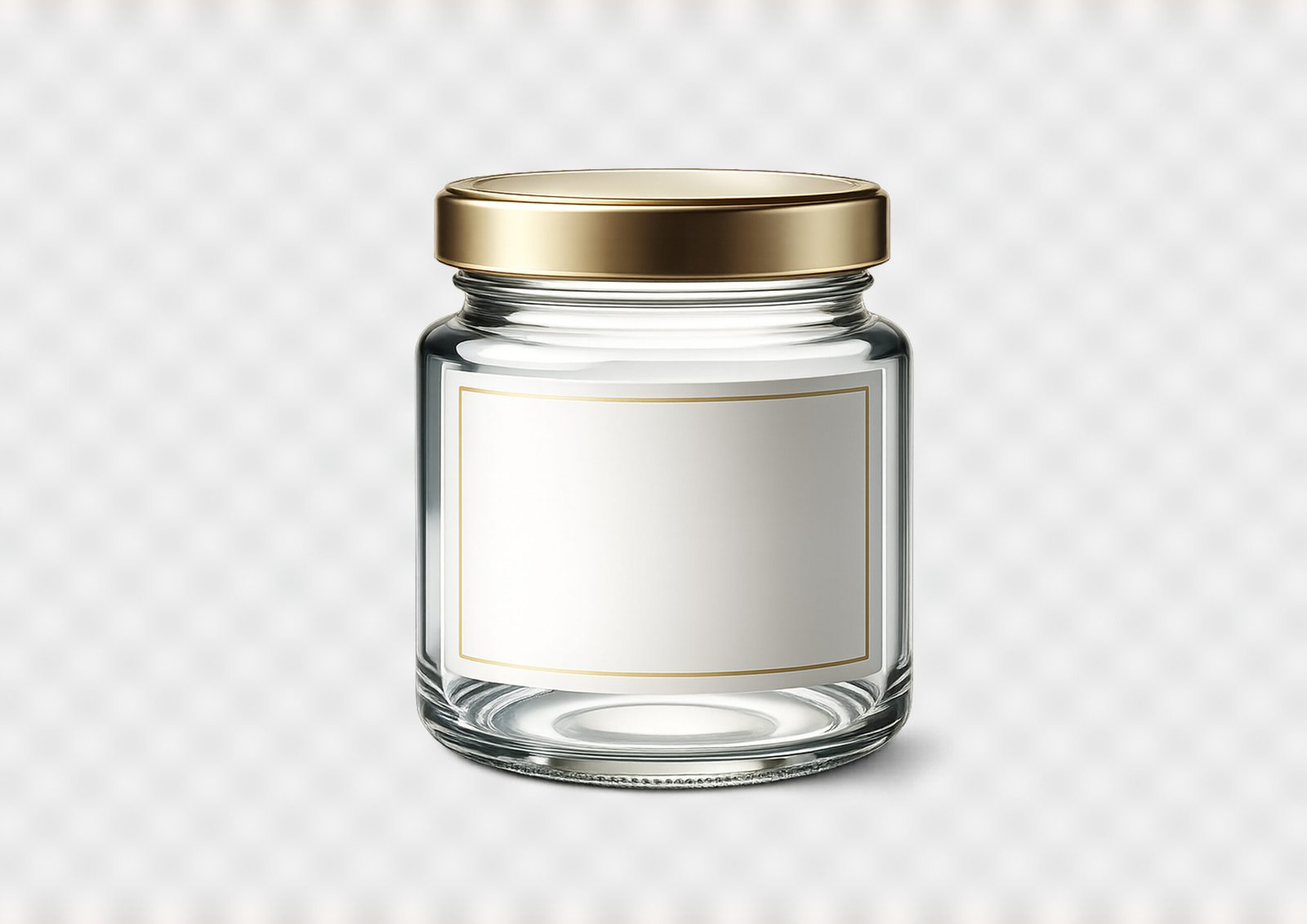 Download Blank Jar Mockup PNG Free – Clean Packaging Mockup with Transparent Background