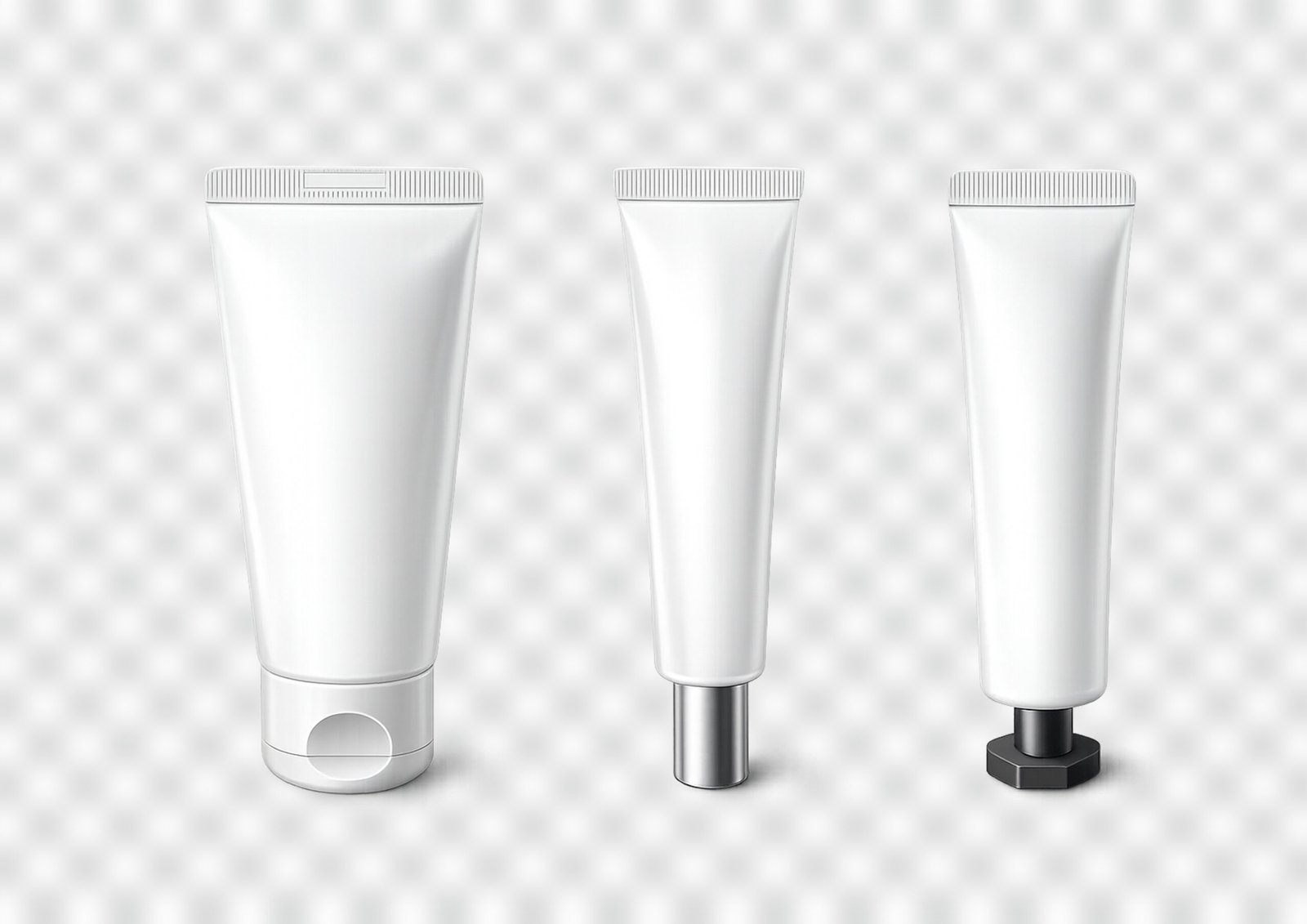 Download Blank White Tube Mockup PNG – Editable Product Packaging PSD & PNG