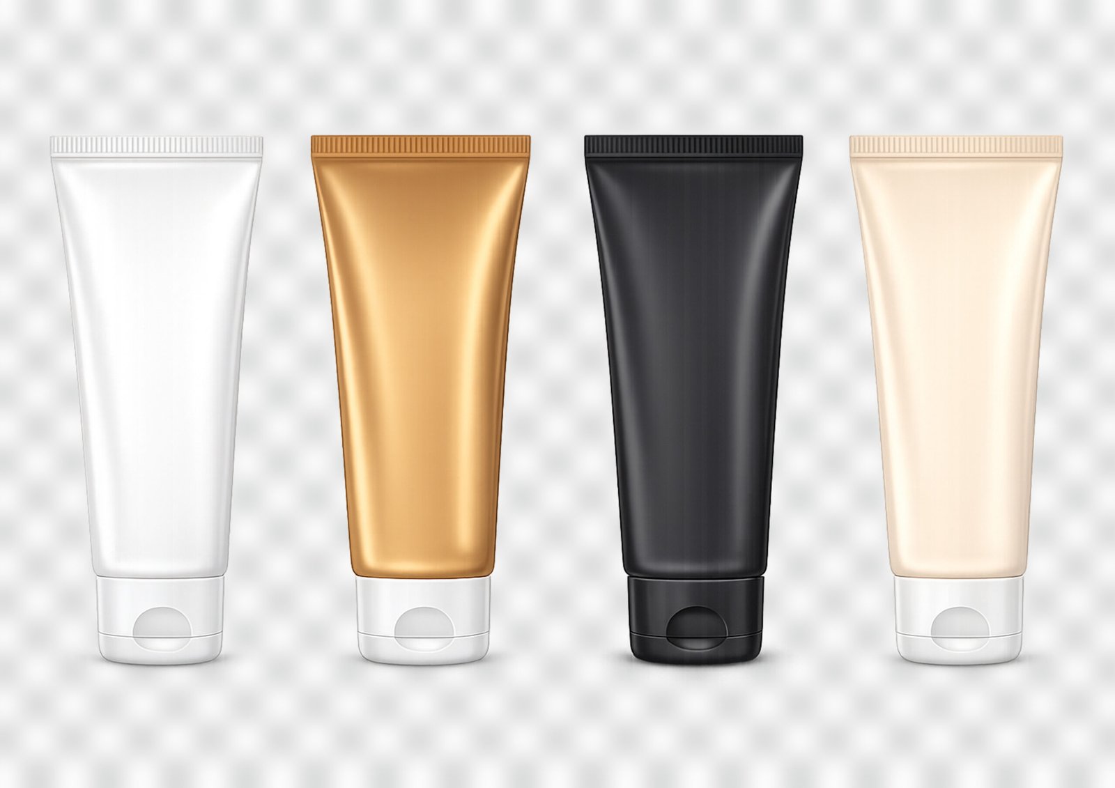 Blank White Tube Mockup PNG Free – Perfect for Skincare, Cream & Cosmetic Branding