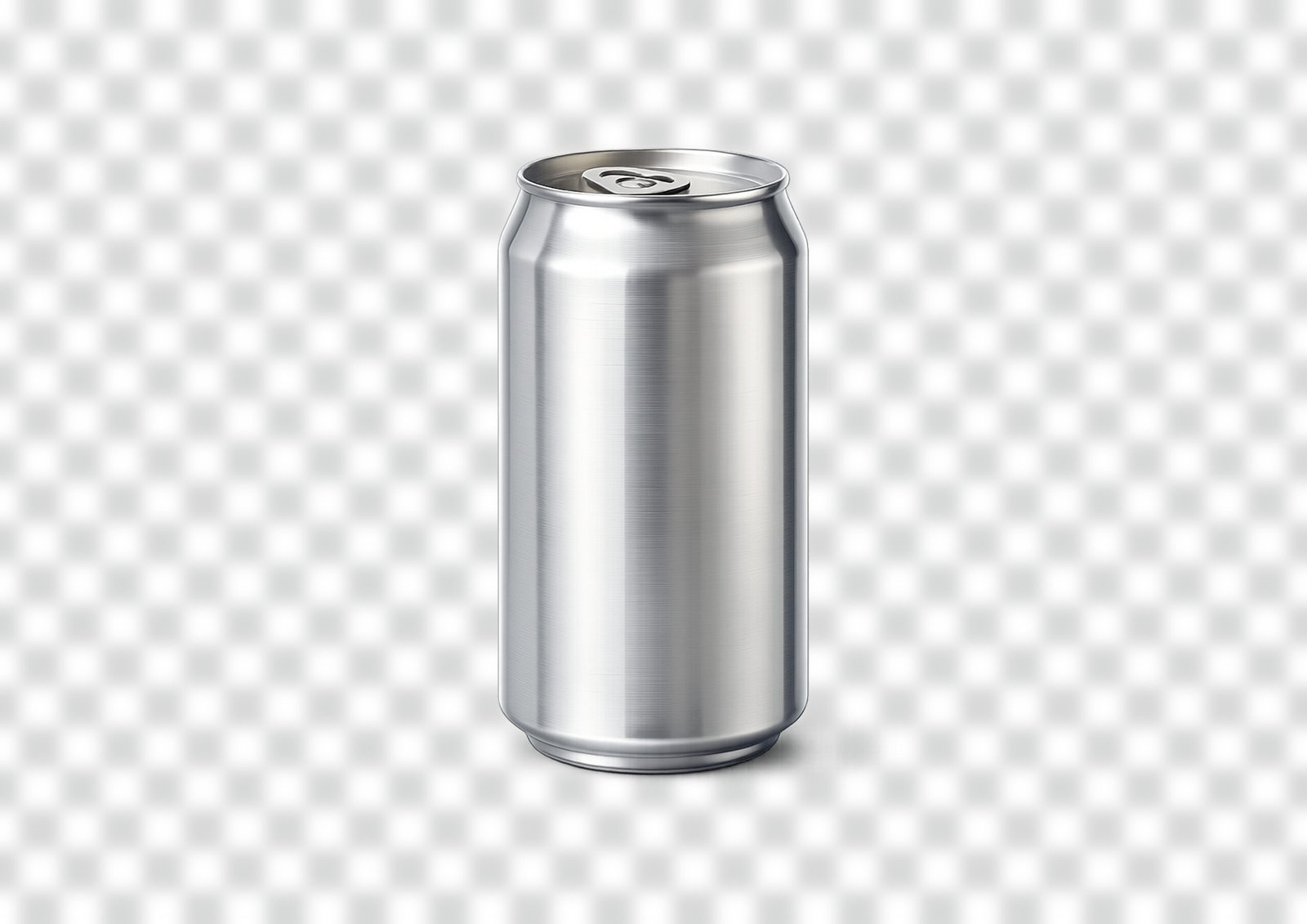 Blank Silver Can Mockup PNG Free Download – Perfect for Branding & Packaging Design