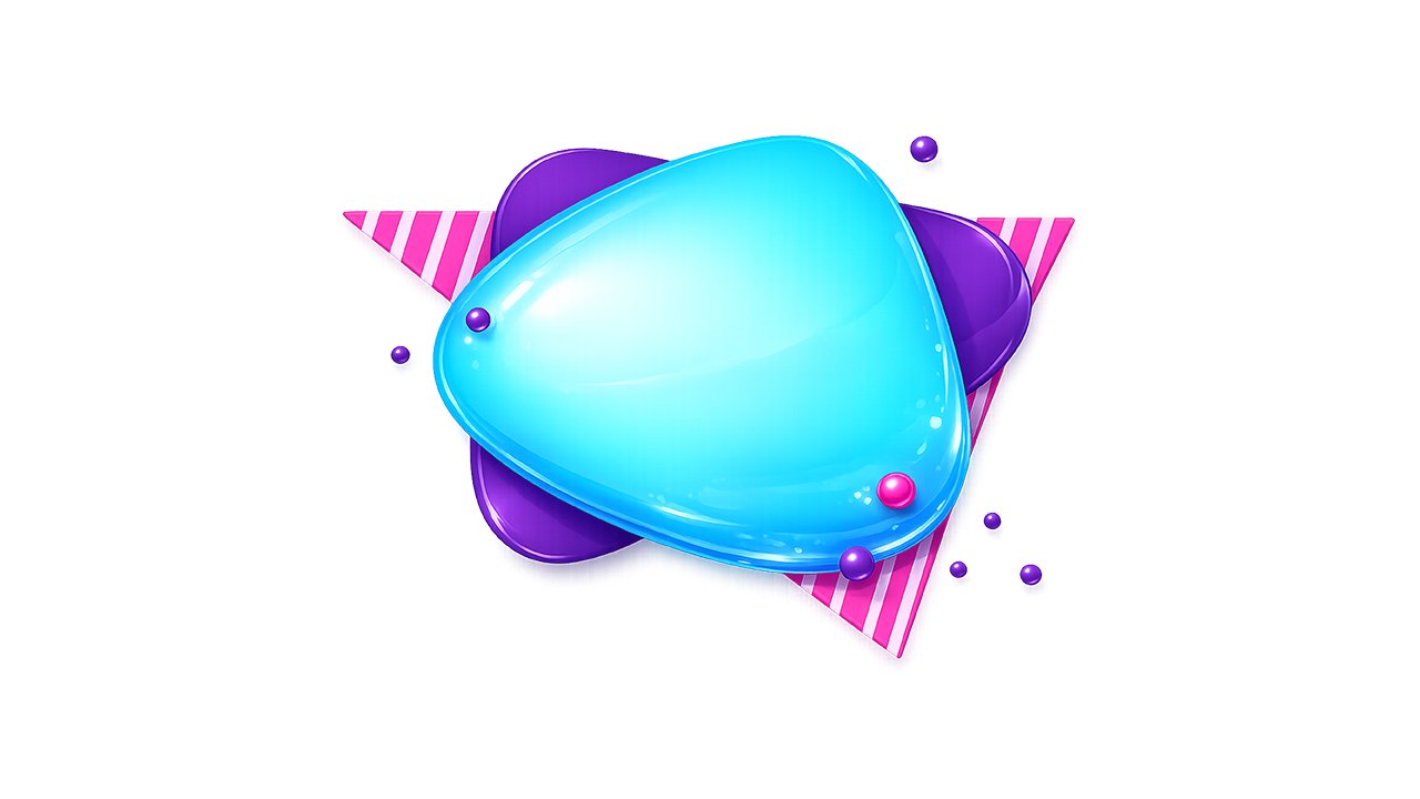 Glossy Abstract 3D Shapes and Spheres PNG Download – Free High-Resolution Transparent Geometric Elements for Modern Design