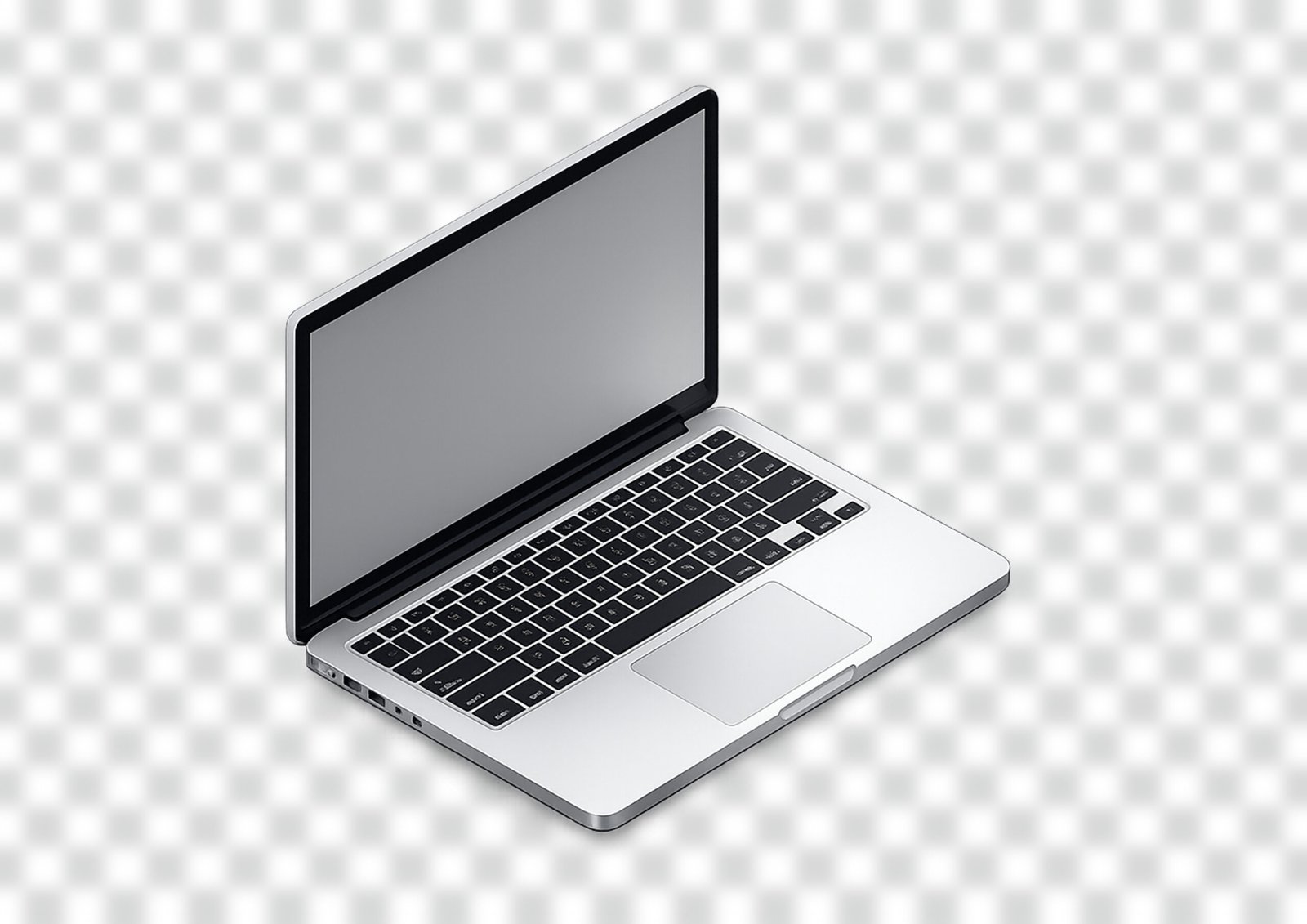 Top Quality Laptop White Screen Mockup PNG (Free Download for Photoshop & Canva)