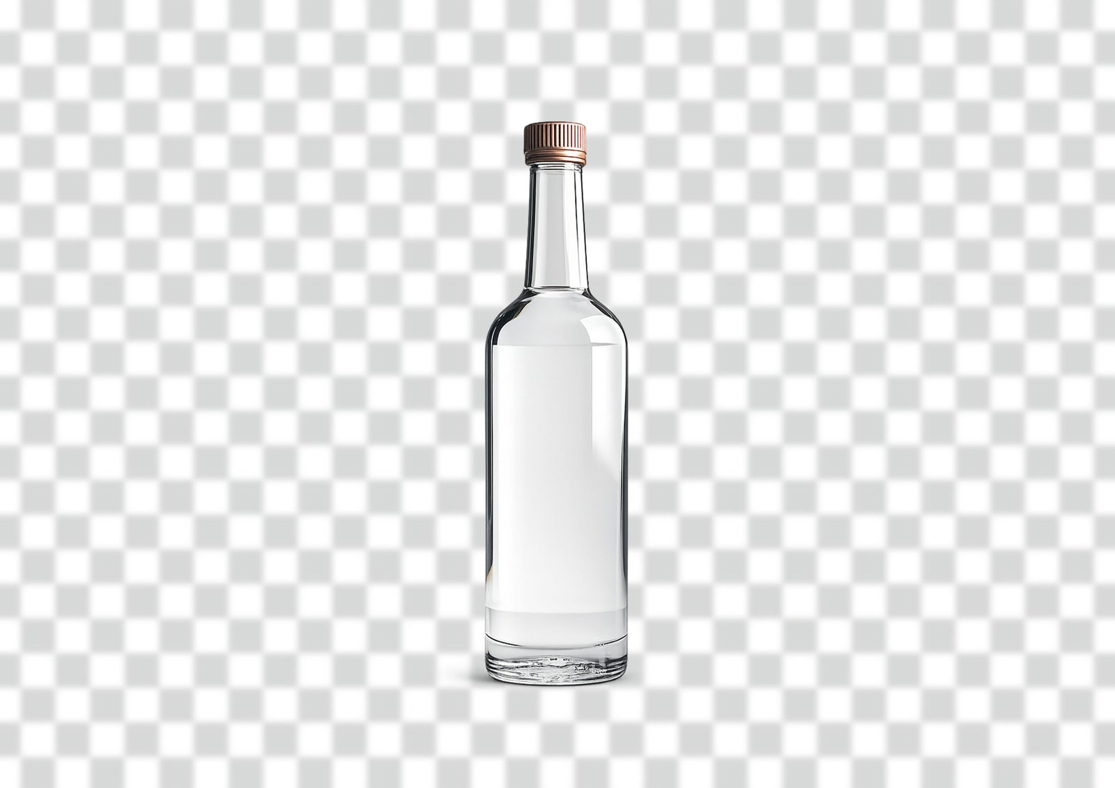 Free Glass Bottle Mockup PNG Download – High-Resolution & Editable Designs