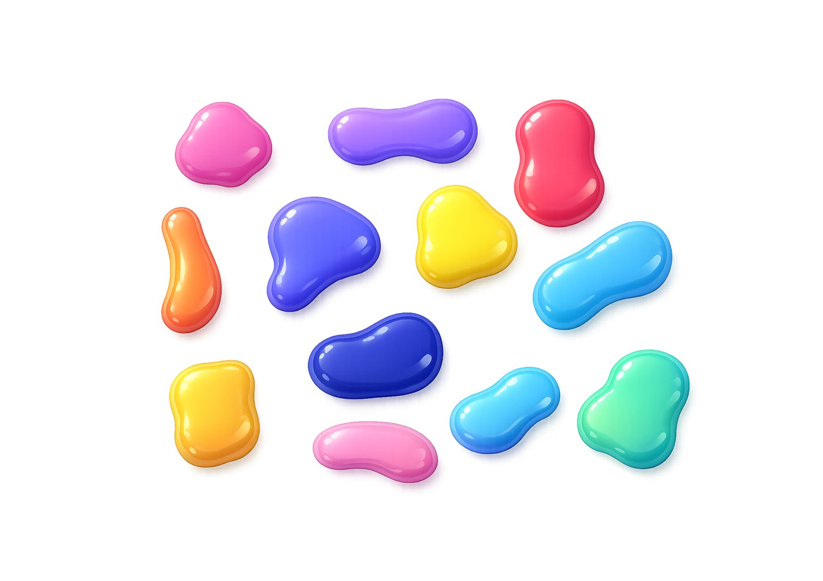 Download Free Abstract Shapes PNG for Infographics – Modern Design Elements (HD & Transparent)