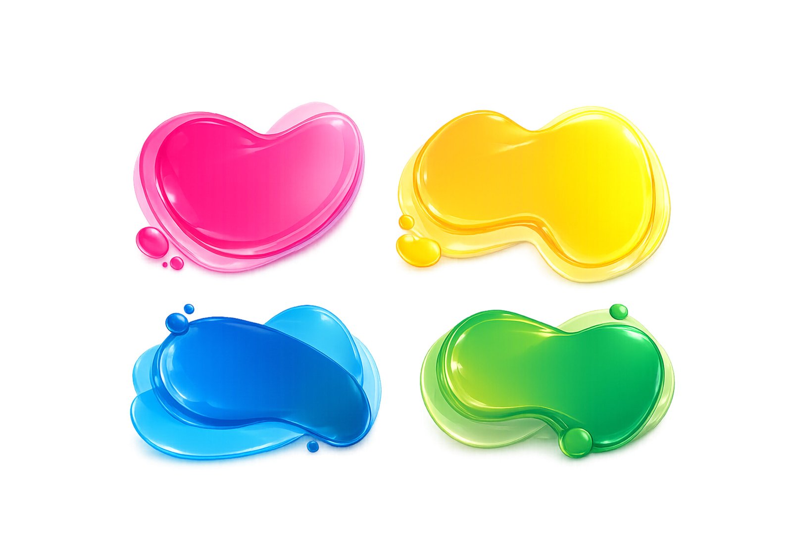 Best Free Abstract Infographic Shapes PNG – Transparent Background for Designers