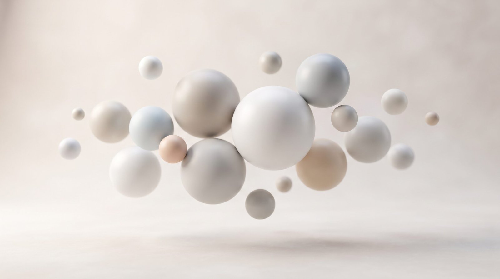 Minimalist Abstract Minimal 3D spheres background